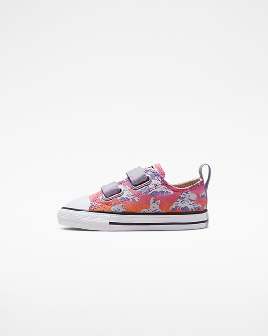 Zapatillas Bajas Converse Chuck Taylor All Star Easy-On Cloud Gazer Niña Moradas Rosas | PE 8EW04L